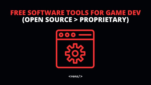 FREE Software Tools for Game Development